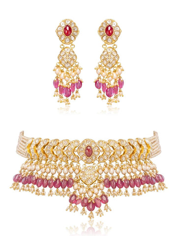 Zenara & Azaria Polki Choker Set