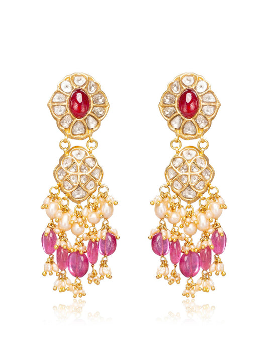 Azaria Polki Ear Rings