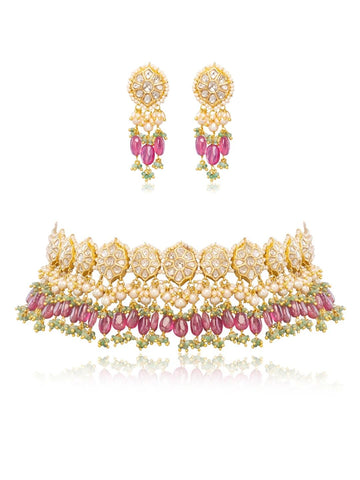 Vashti & Tamira Polki Choker Set