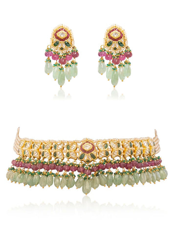 Laima & Kaara Polki Choker Set