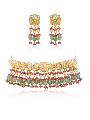 Odelia & Imana Polki Choker Set