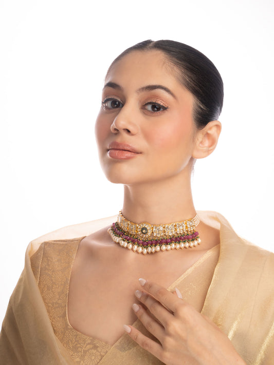 Rinsha Polki Choker