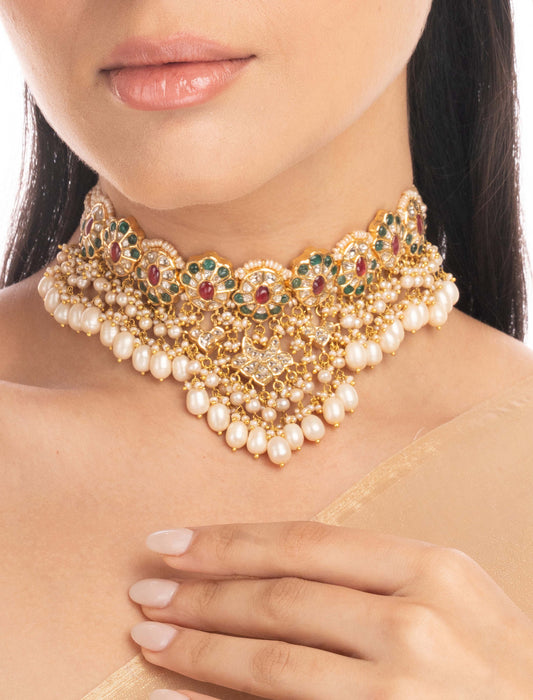 Shirin  Polki Choker