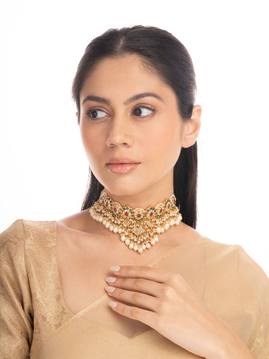 Shirin  Polki Choker