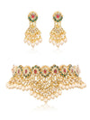 Shirin  & Bianca Polki Choker Set