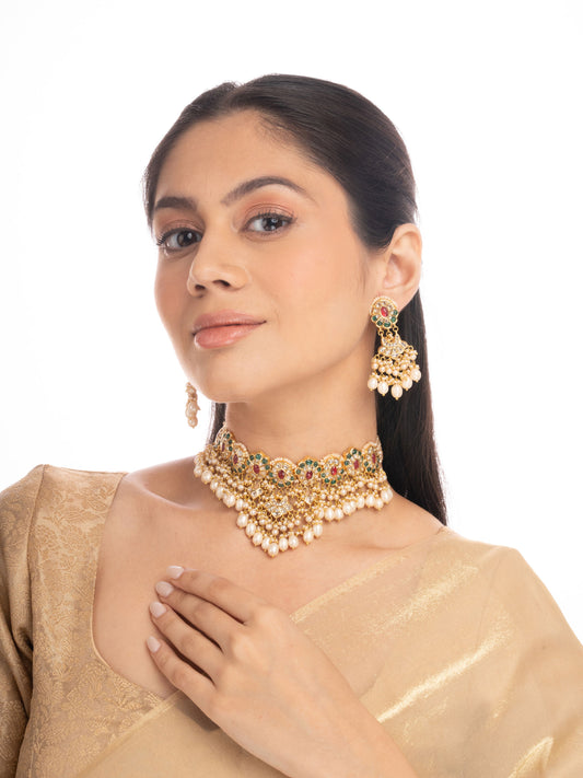 Bianca Polki Chandbali