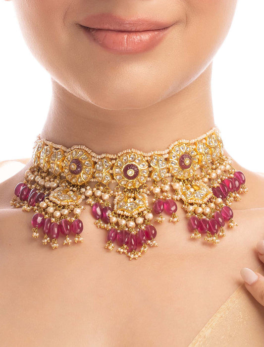 Shahina Polki Choker