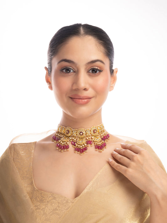 Shahina Polki Choker