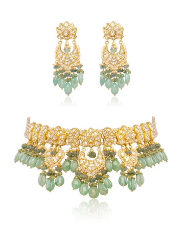 Keira & Sanaya Polki Choker Set