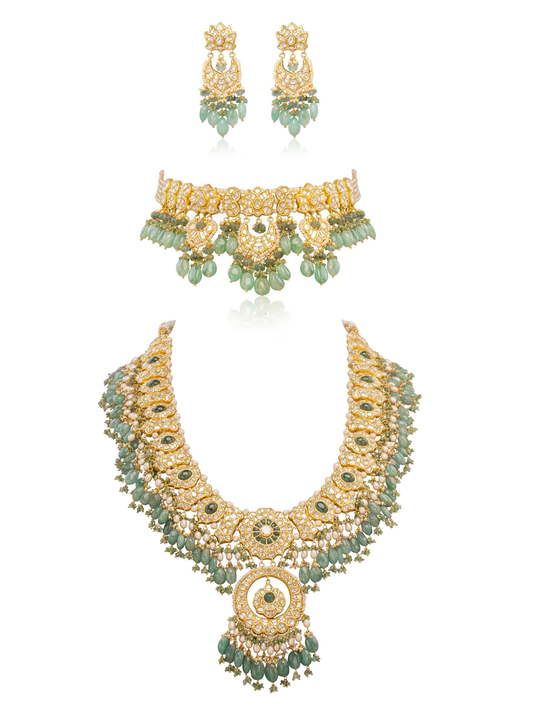 Mahira Polki Bridal Set