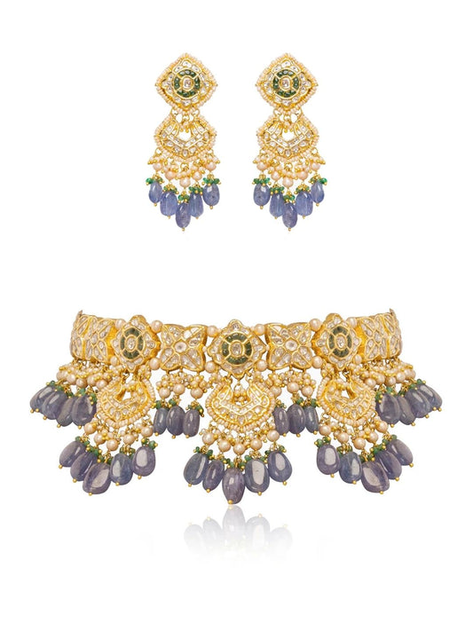 Kesia & Shirsa Polki Choker Set