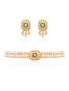 Idika & Laena Polki Bead Choker Set