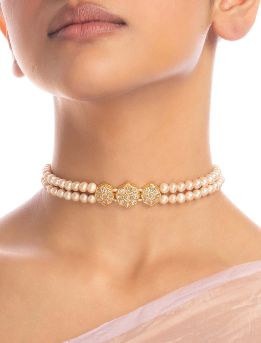 Naeva Polki Bead Choker