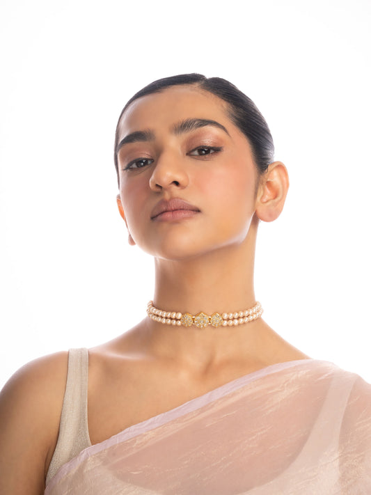 Naeva Polki Bead Choker