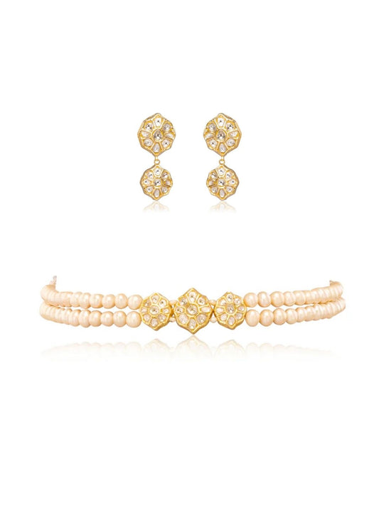 Naeva & Anja Polki Bead Choker Set
