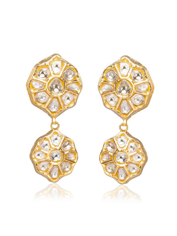 Anja Polki Long Earrings