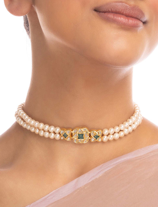 Aakshi Polki Bead Choker