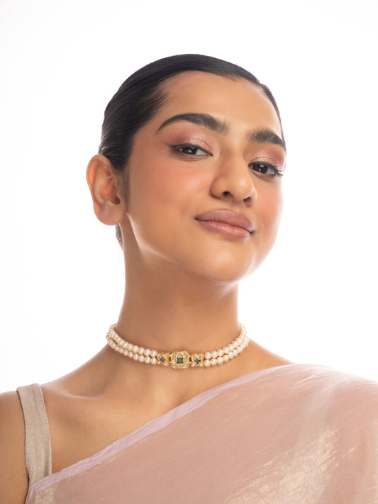 Aakshi Polki Bead Choker