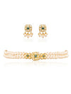 Aakshi & Vidonia Polki Bead Choker Set