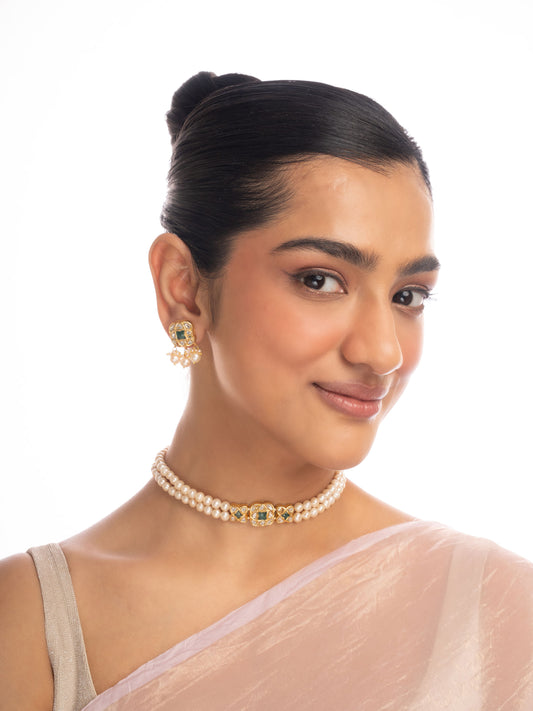 Aakshi Polki Bead Choker