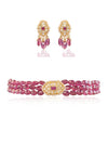Rati & Livia Polki Bead Choker Set
