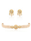Aritri & Akira Polki Bead Choker Set
