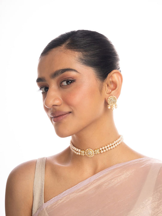 Aritri Polki Bead Choker