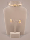 Aritri & Akira Polki Bead Choker Set