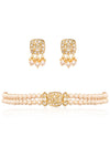 Asvika & Somaya Polki Bead Choker Set