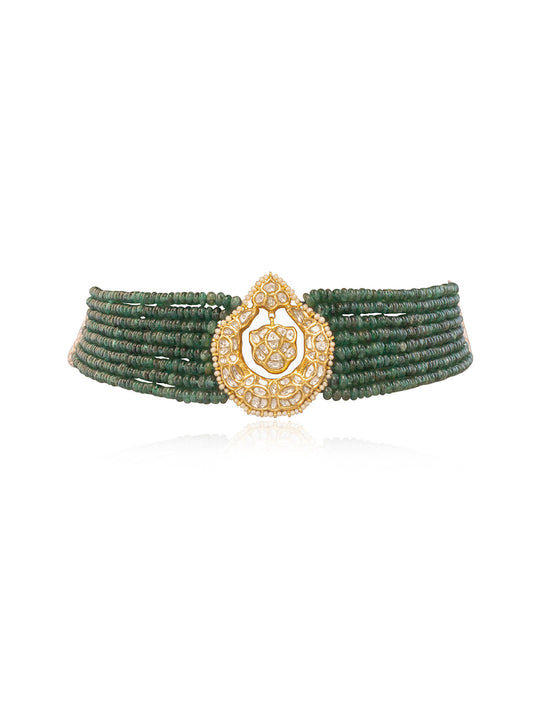 Avira Polki Bead Choker