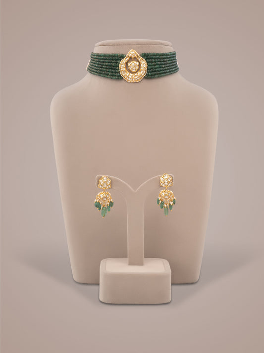 Avira Polki Bead Choker