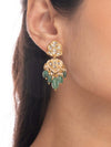 Tridha Polki Long Earrings