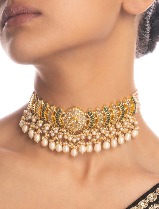 Yuvati Polki Choker