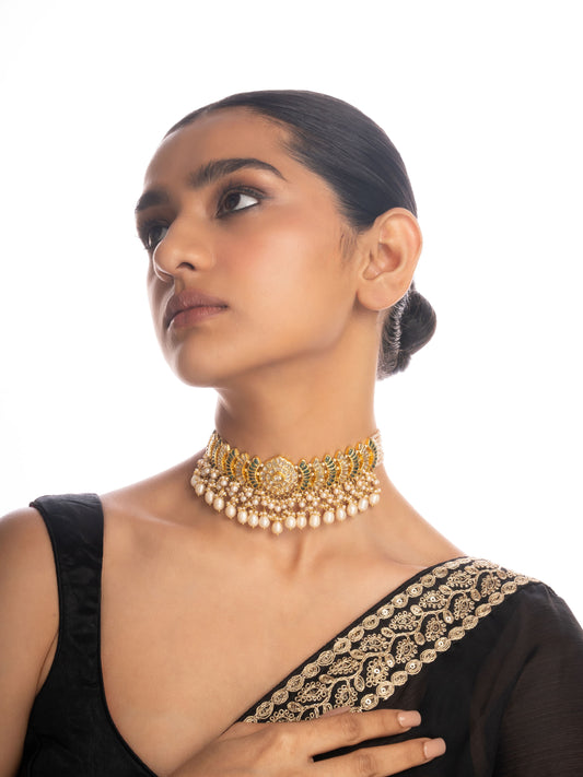 Yuvati Polki Choker