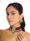 Reana & Benika Polki Bead Choker Set