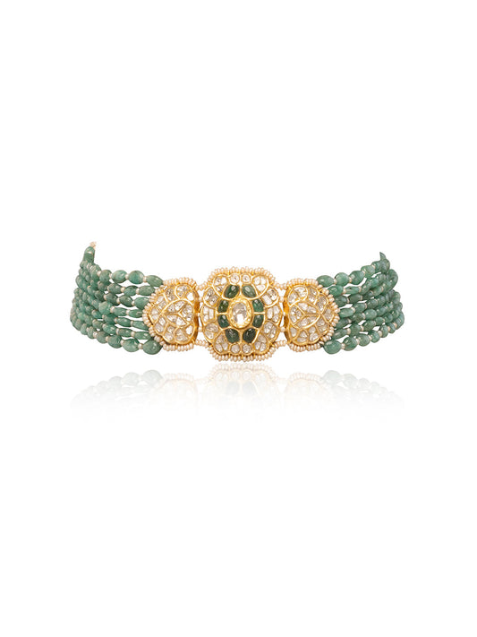 Zira Polki Bead Choker