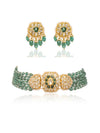 Zira & Erina Polki Bead Choker Set