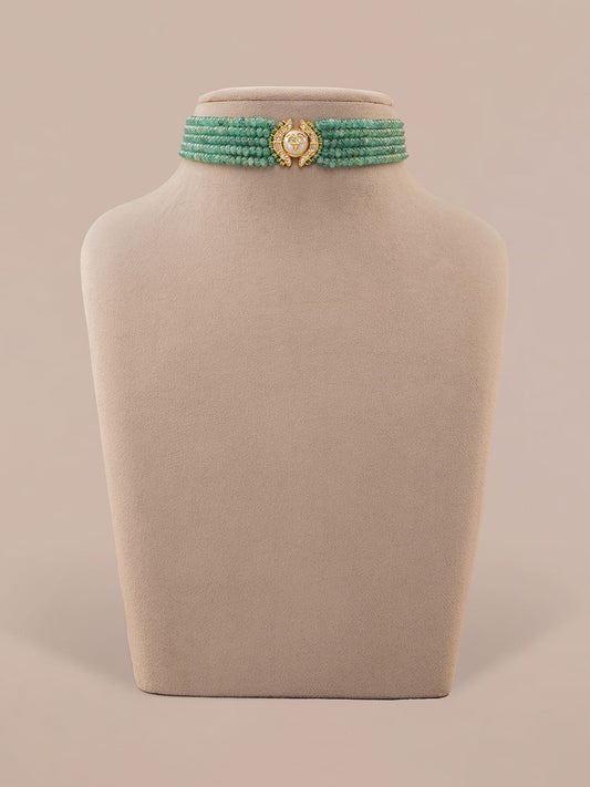 Maya  Polki Bead Choker
