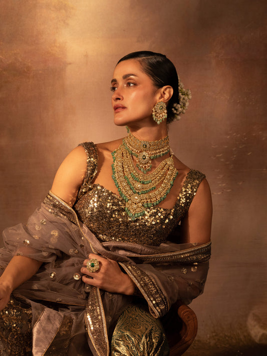 Elakshi Polki Bridal Set