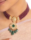 Alya  Polki Bead Choker