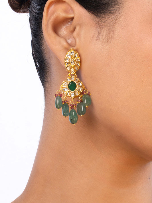 Aavya Polki Ear Rings