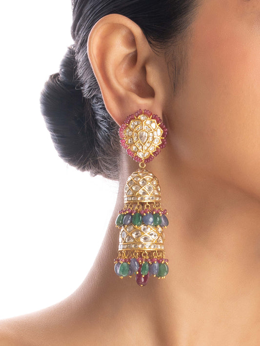 Oilnda Polki Jhumkas