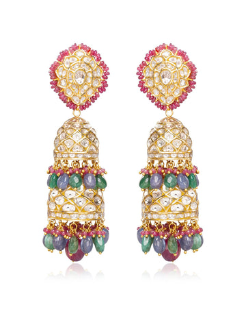 Oilnda Polki Jhumkas
