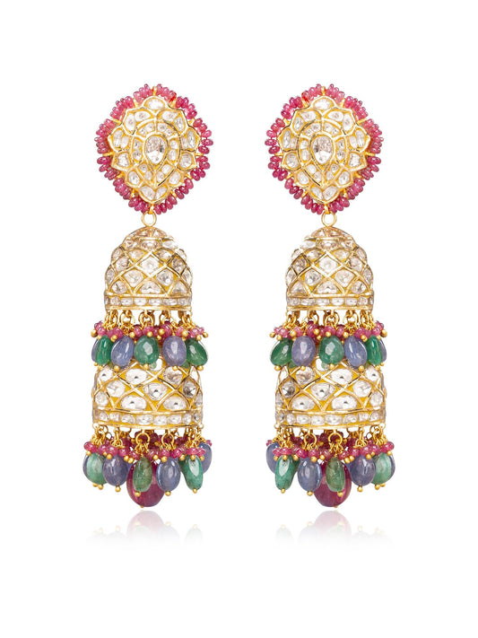 Oilnda Polki Jhumkas