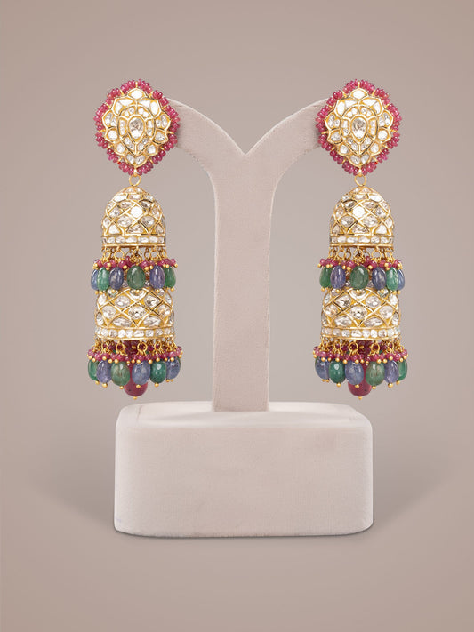Oilnda Polki Jhumkas
