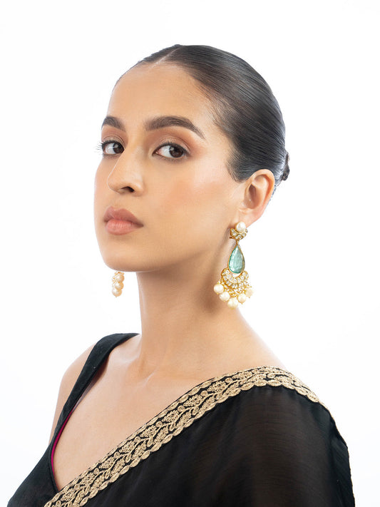 Emren Polki Long Earrings