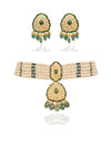 Azure & Idalia Polki Bead Choker Set