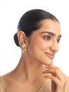 Diya  Polki Long Earrings