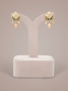 Diya  Polki Long Earrings