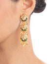 Nyoka Polki Long Earrings